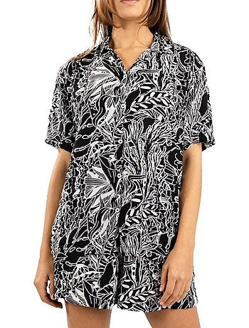 O'neill ocean zwart-witte damesblouse