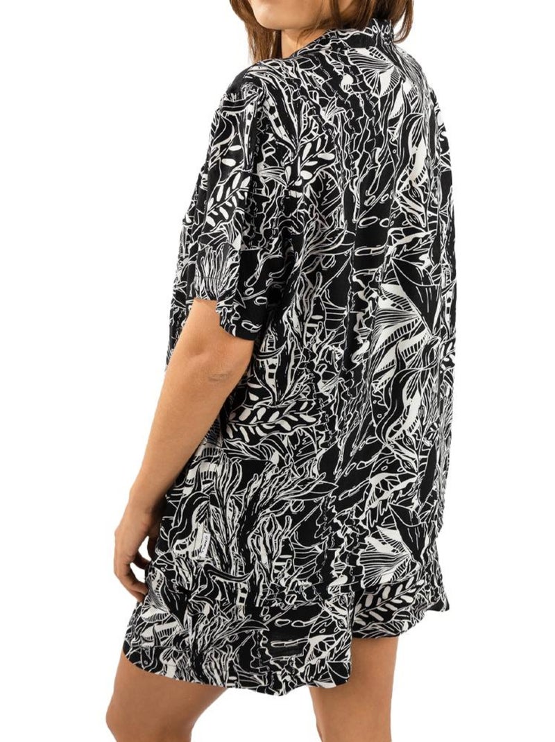 O'Neill Ocean Zwart-Witte Damesblouse Zwart - Kiabi