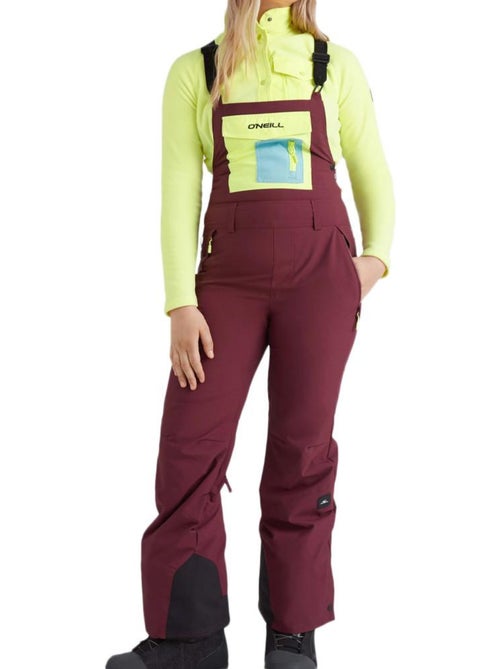 O'Neill Originals Bordeaux Dames Ski Salopette - Kiabi O'Neill Originals Bordeaux Dames Ski Salopette - Kiabi