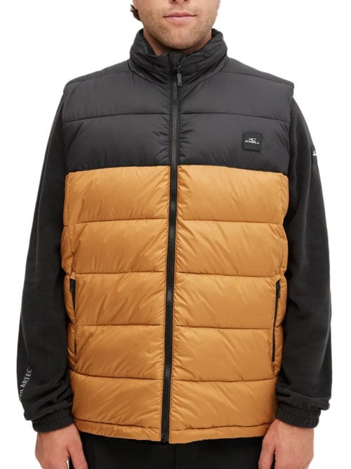O'Neill O'riginals Puffer Bodywarmer Zwart/Oranje Heren - Kiabi O'Neill O'riginals Puffer Bodywarmer Zwart/Oranje Heren - Kiabi