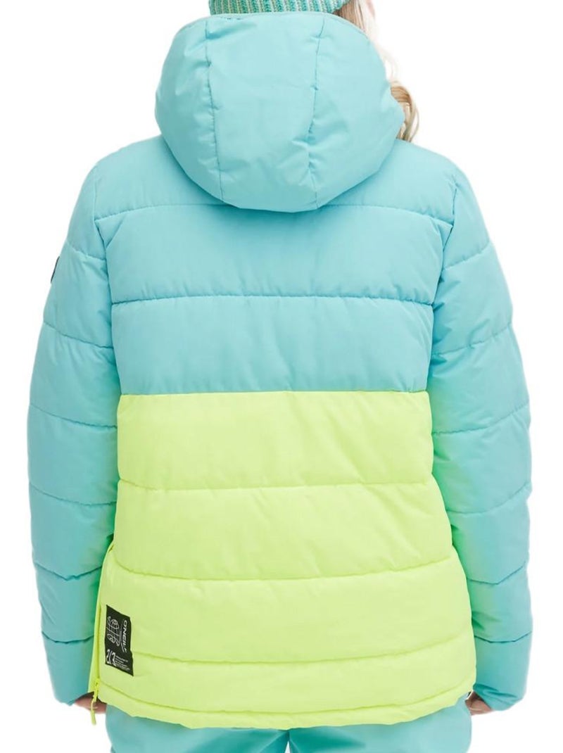 O'Neill O'riginals Puffer Dames Jas Blauw/Groen Groen - Kiabi