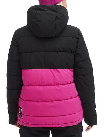 O'neill o'riginals puffer dames jas roze/oranje/zwart