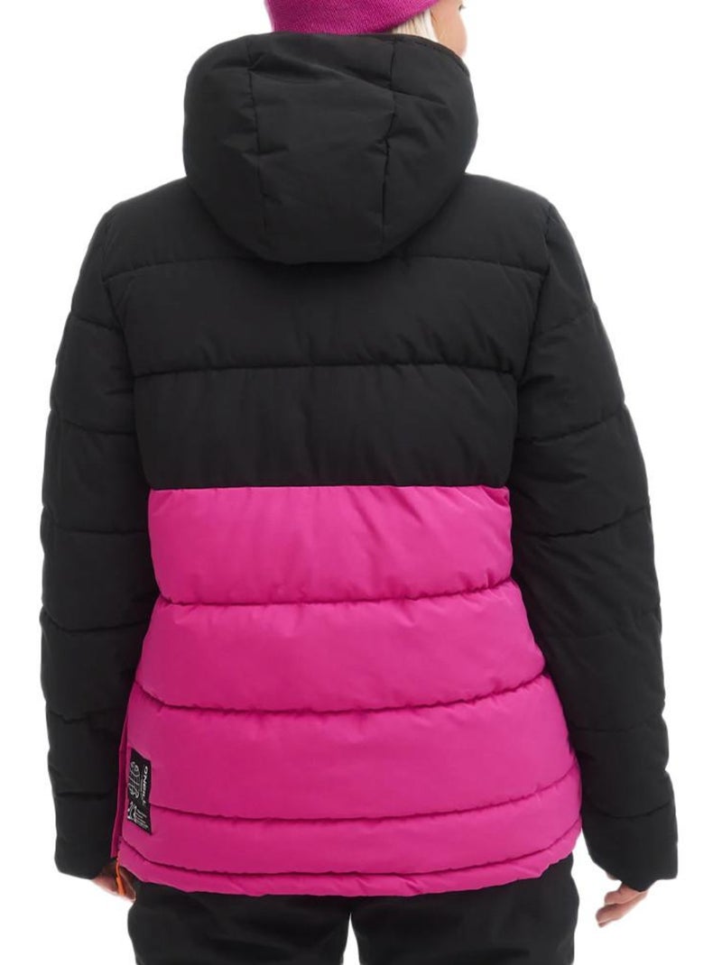 O'Neill O'riginals Puffer Dames Jas Roze/Oranje/Zwart Zwart - Kiabi