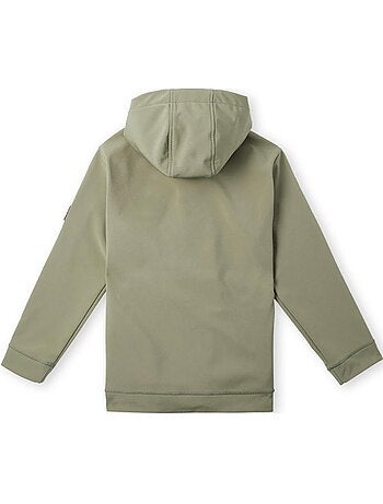O'neill outdoor softshell waterdichte jongensjas kaki