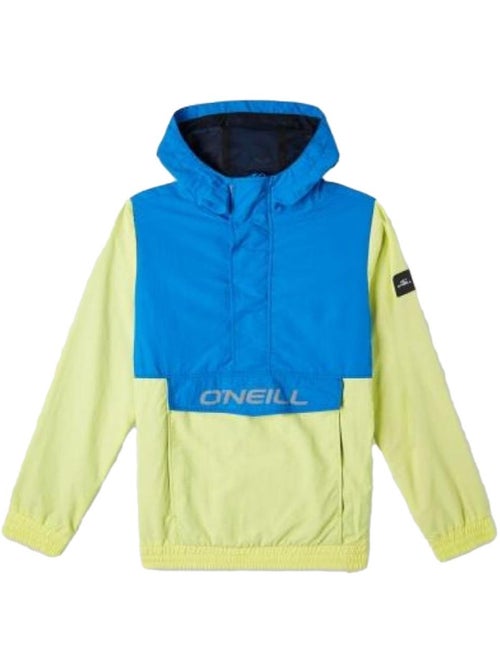 O'Neill Outdoor Windjack Jongens Blauw/Geel Anorak - Kiabi O'Neill Outdoor Windjack Jongens Blauw/Geel Anorak - Kiabi