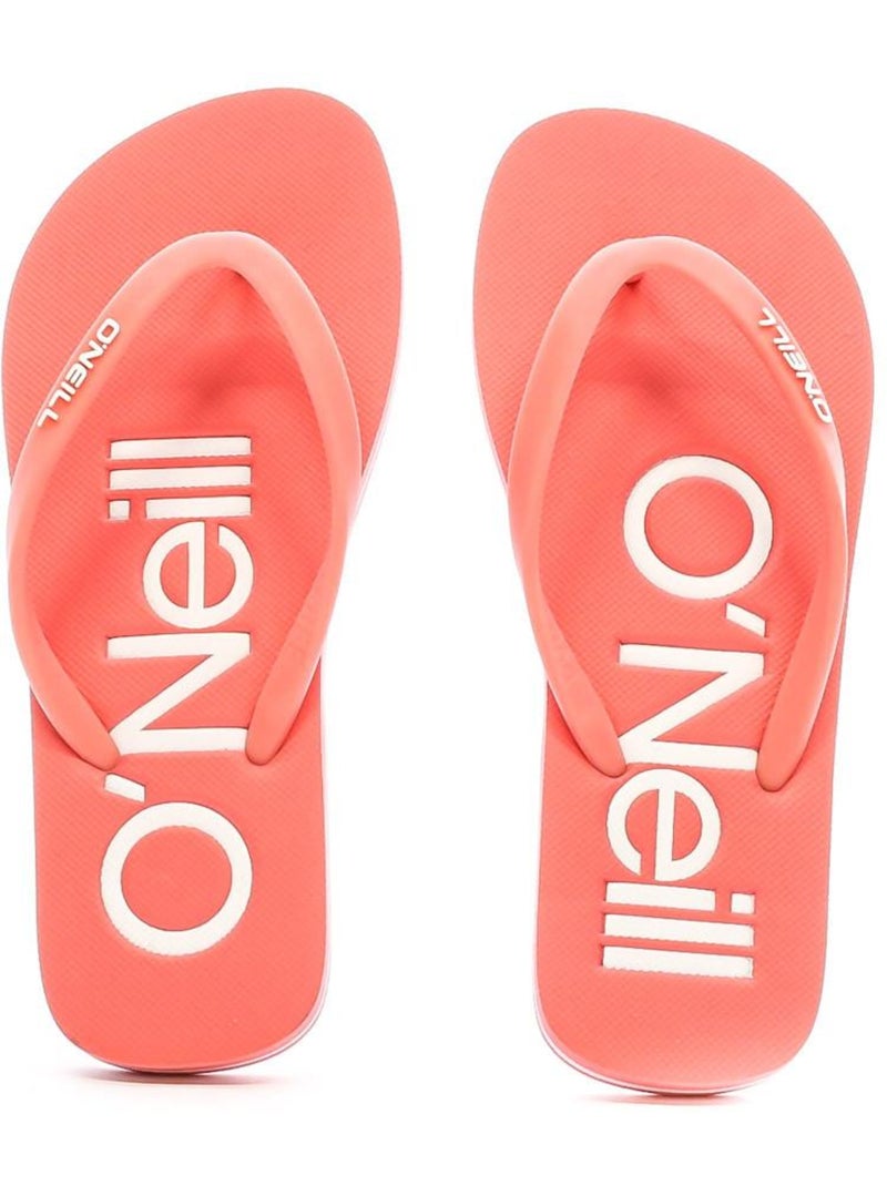 O'Neill Profile Logo Teenslippers Rood/Wit voor Meisjes Rood - Kiabi