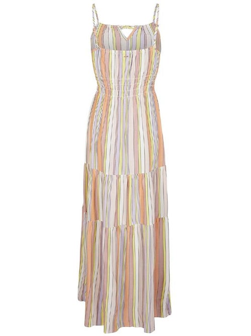O'Neill Quorra Maxi Jurk voor Dames - Geel/Paars - Kiabi O'Neill Quorra Maxi Jurk voor Dames - Geel/Paars - Kiabi