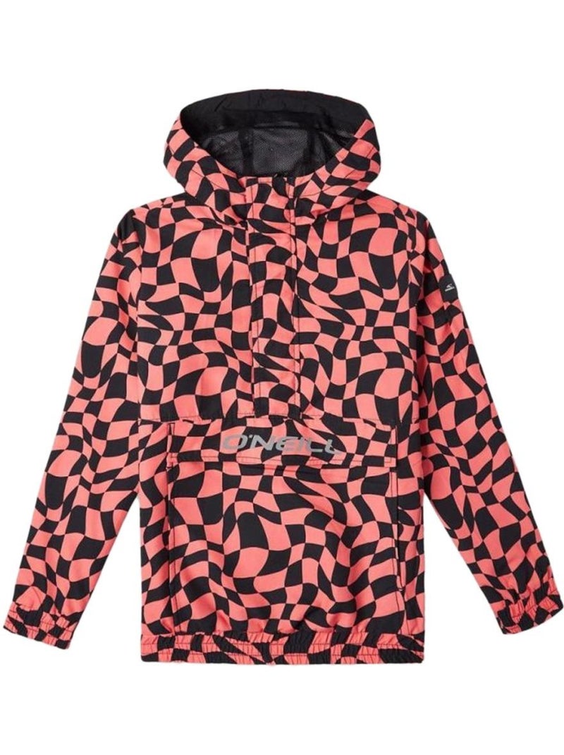 O'Neill Ridge Anorak Meisjesjas Zwart/Roze Zwart - Kiabi