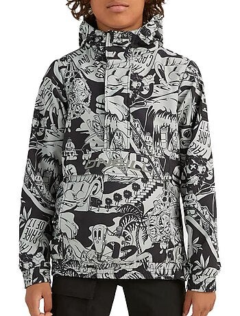 O'neill rutile anorak jongensvest grijs/zwart