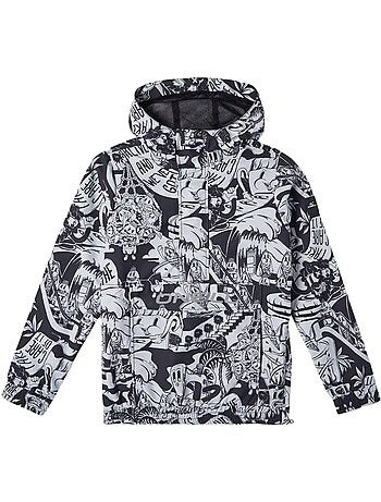 O'neill rutile anorak jongensvest grijs/zwart