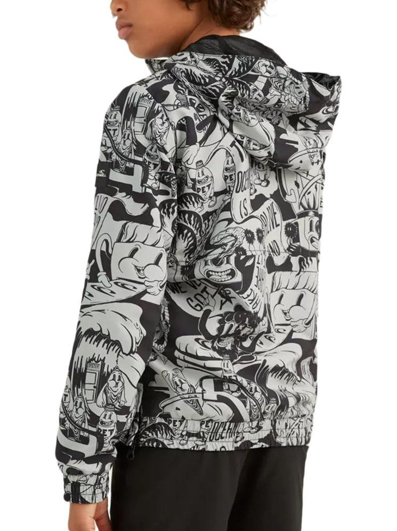 O'Neill Rutile Anorak Jongensvest Grijs/Zwart Zwart - Kiabi