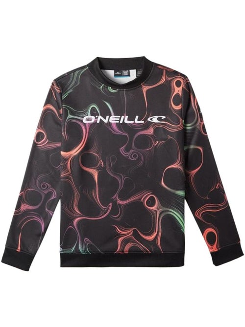 O'Neill Rutile Jongens Sweatshirt Zwart/Oranje - Kiabi O'Neill Rutile Jongens Sweatshirt Zwart/Oranje - Kiabi