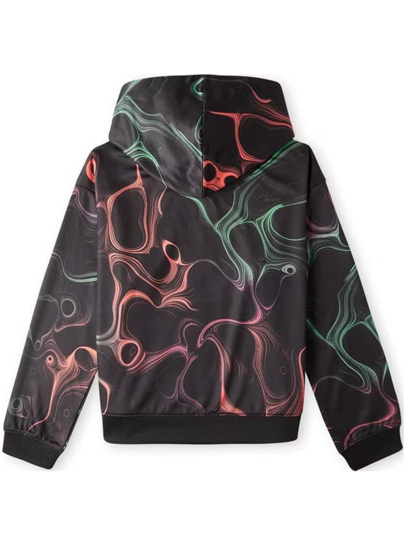 O'Neill Rutile Meisjes Sweatshirt Zwart/Oranje Zwart - Kiabi