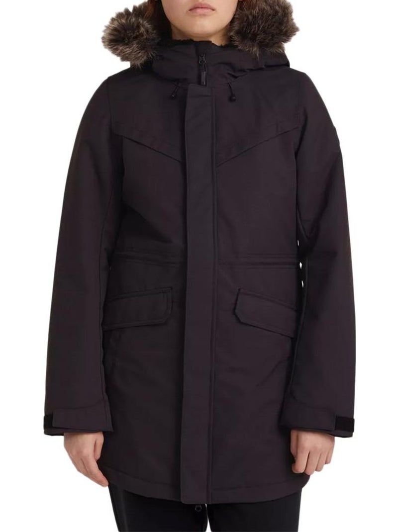 O'Neill Series Zwarte Parka voor Dames Zwart - Kiabi