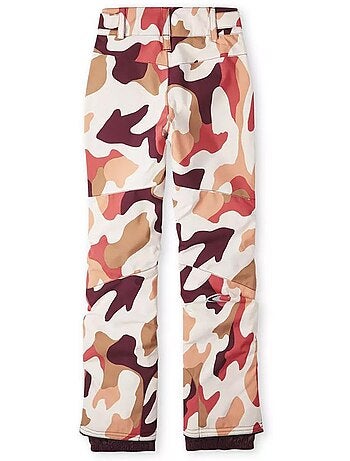 O'neill star printed ski broek meisjes - wit/rood bedrukt