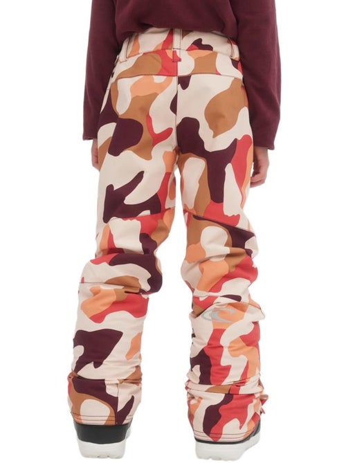 O'Neill Star Printed Ski Broek Meisjes - Wit/Rood Bedrukt - Kiabi O'Neill Star Printed Ski Broek Meisjes - Wit/Rood Bedrukt - Kiabi