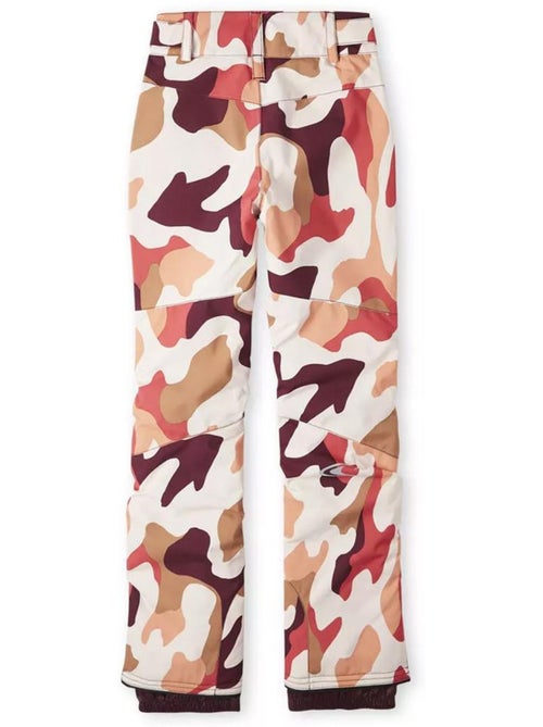 O'Neill Star Printed Ski Broek Meisjes - Wit/Rood Bedrukt - Kiabi O'Neill Star Printed Ski Broek Meisjes - Wit/Rood Bedrukt - Kiabi