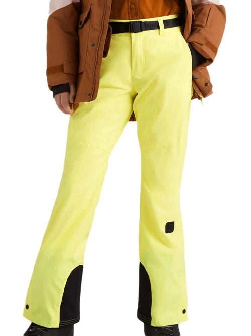 O'Neill Star Slim Dames Ski Broek Neon Geel - Kiabi O'Neill Star Slim Dames Ski Broek Neon Geel - Kiabi