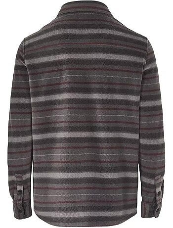 O'neill superfleece heren overhemd grijs/bordeaux
