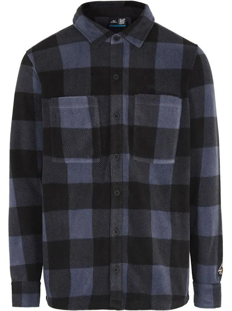 O'Neill Superfleece Heren Overhemd Zwart/Marine Zwart - Kiabi