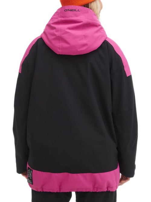 O'Neill Tanzanite Ski-jas voor Dames - Zwart/Roze - Kiabi O'Neill Tanzanite Ski-jas voor Dames - Zwart/Roze - Kiabi