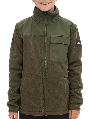 O'neill utility kaki fleecevest voor jongens
