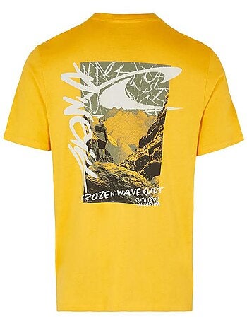 O'neill wave cult geel t-shirt voor heren
