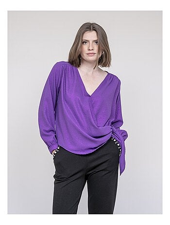 Onesta satijnen blouse