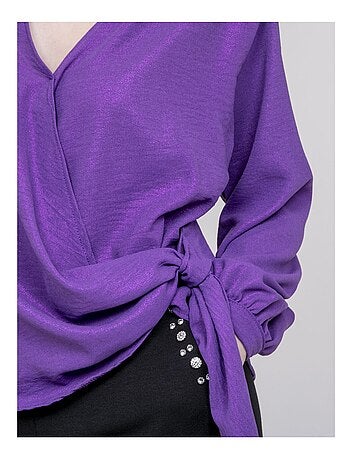 Onesta satijnen blouse