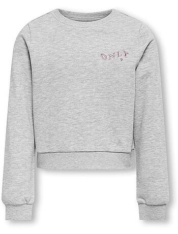 Only celeste meisjes sweatshirt grijs