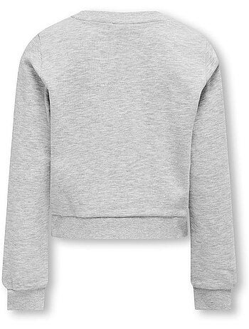 Only celeste meisjes sweatshirt grijs