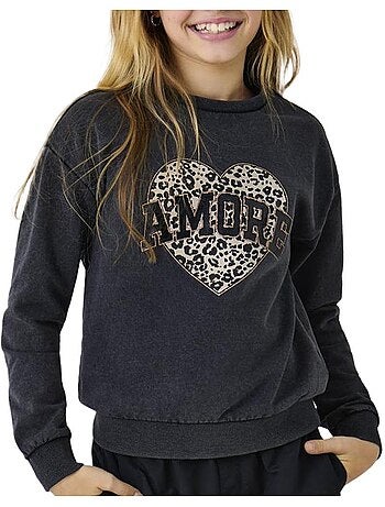 Only gruna meisjes sweatshirt grijs