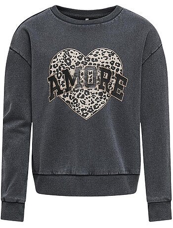 Only gruna meisjes sweatshirt grijs
