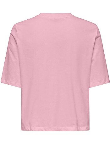 Only kids carty-sun t-shirt voor meisjes met rozenprint