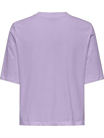 Only kids carty-sun t-shirt voor meisjes met rozenprint