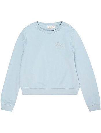 Only kids celeste blauwe meisjes sweatshirt