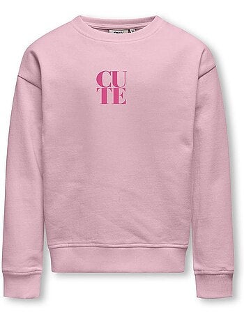Only kids ditte meisjes sweatshirt roze