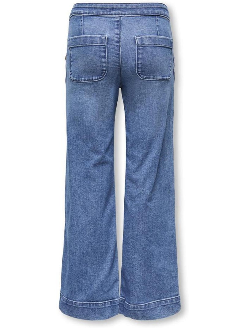 ONLY Kids Gmadison Loose Fit Jeans voor Meisjes - Blauw Blauw - Kiabi