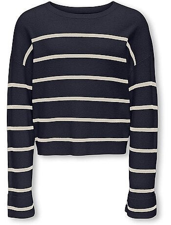 Only kids kogamy meisjes trui marineblauw