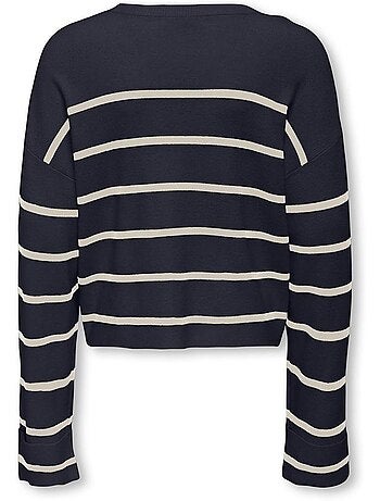 Only kids kogamy meisjes trui marineblauw