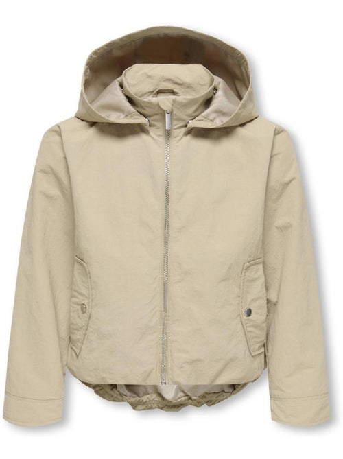ONLY Kids Kogbealo Beige Parka voor Meisjes - Kiabi ONLY Kids Kogbealo Beige Parka voor Meisjes - Kiabi