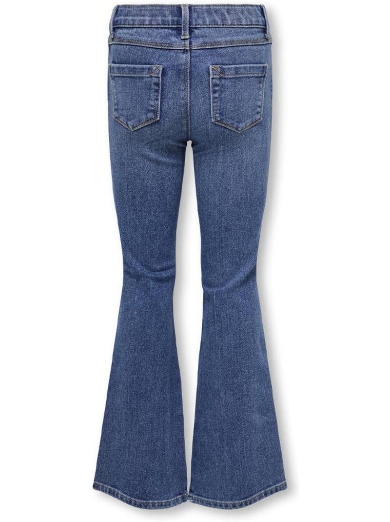 Only kids kogblair losse blauwe jeans voor meisjes 15347550 Blauw - Kiabi