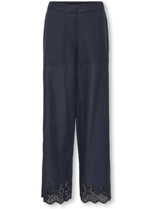 ONLY Kids Kogbondi Marine Fluwelen Broek voor Meisjes - Kiabi ONLY Kids Kogbondi Marine Fluwelen Broek voor Meisjes - Kiabi