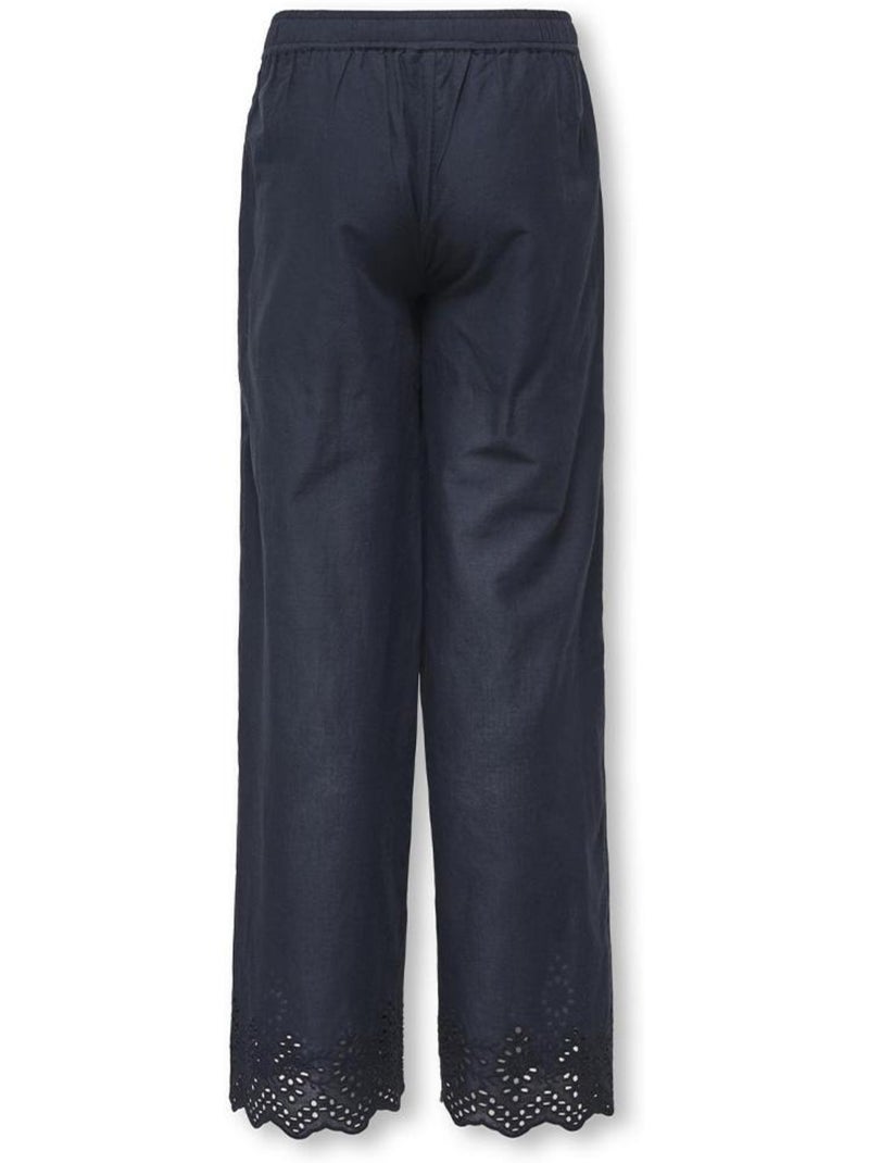 ONLY Kids Kogbondi Marine Fluwelen Broek voor Meisjes Marineblauw - Kiabi