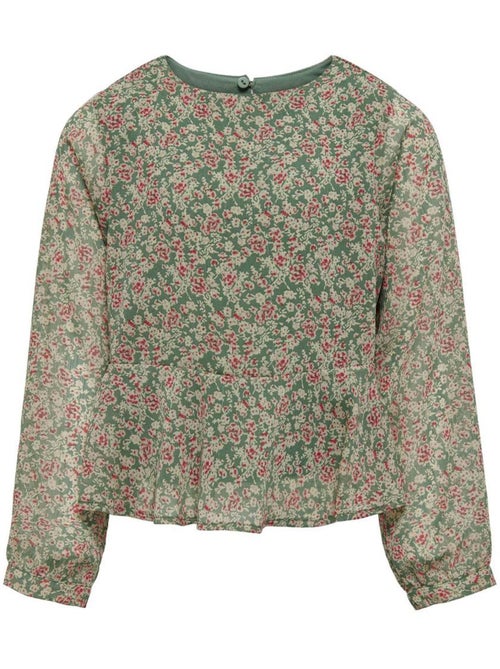 Only kids kogdora meisjes blouse groen/rood - Kiabi Only kids kogdora meisjes blouse groen/rood - Kiabi