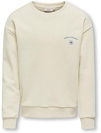 Only kids koglovely beige meisjes sweatshirt