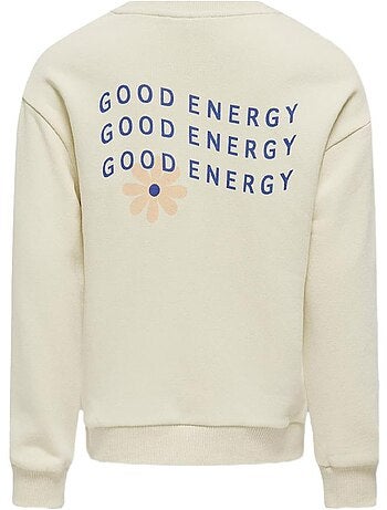 Only kids koglovely beige meisjes sweatshirt