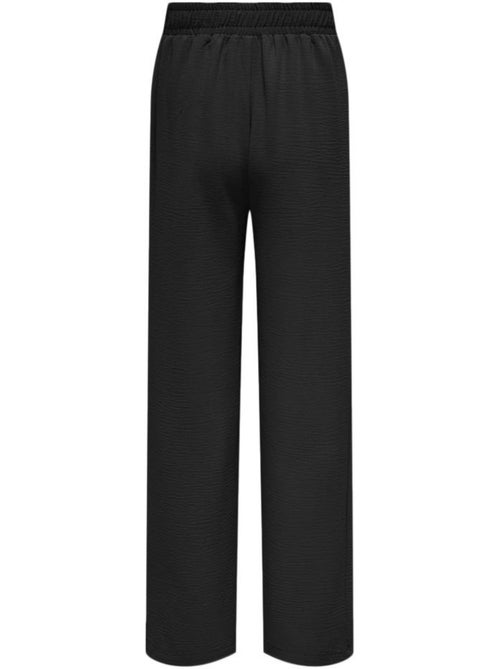 Only kids kogmette zwarte pantalon voor meisjes - Kiabi