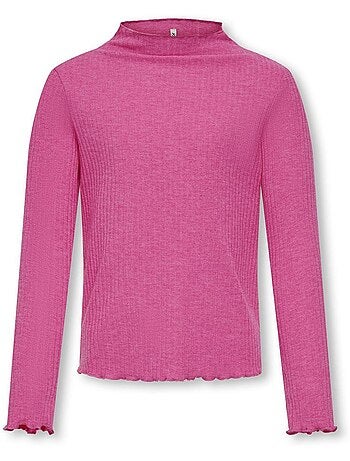 Only kids kognella roze t-shirt met lange mouwen voor meisjes