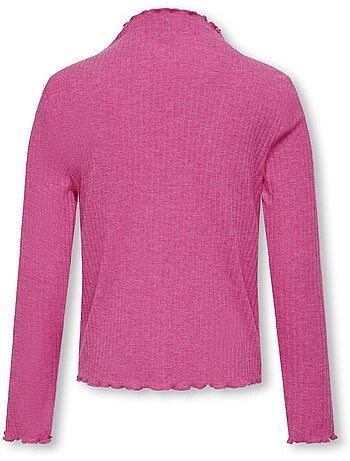 Only kids kognella roze t-shirt met lange mouwen voor meisjes